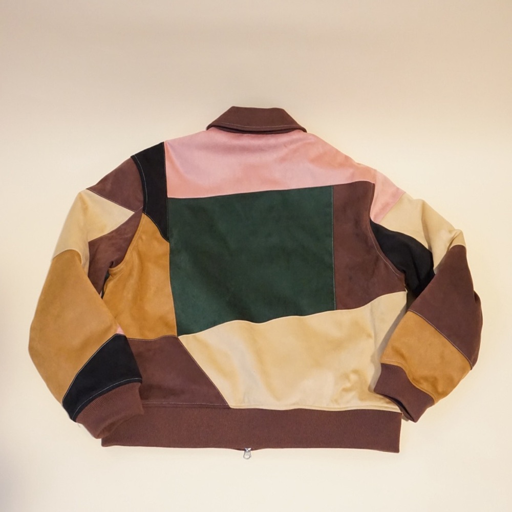 Kith Brisa Patchwork Suede Bomber Jacket - Size M… - image 8